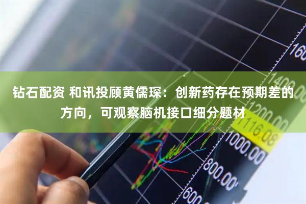 钻石配资 和讯投顾黄儒琛：创新药存在预期差的方向，可观察脑机接口细分题材